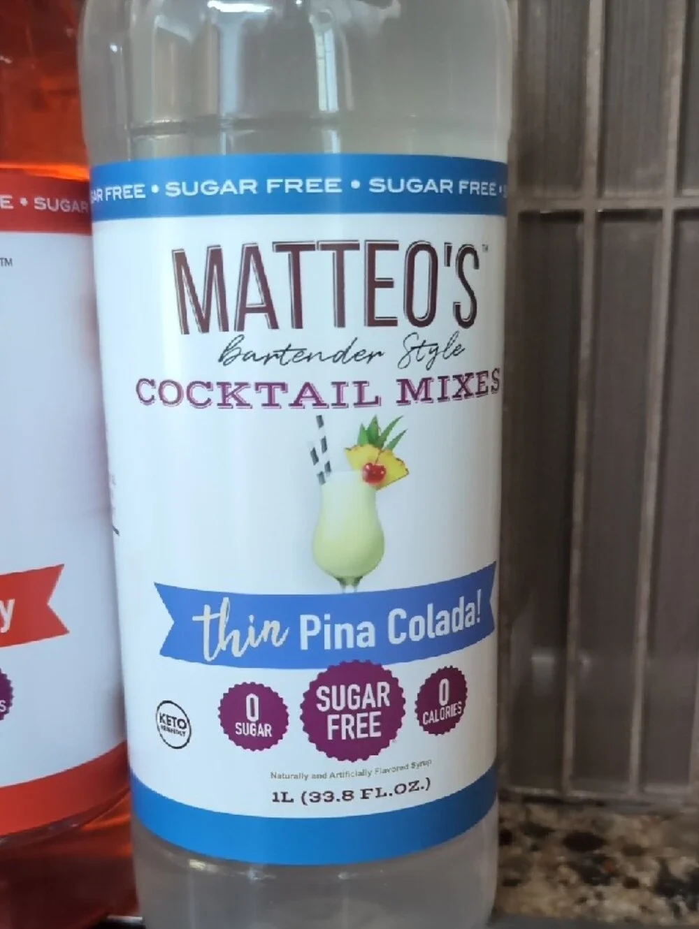 Matteo's Thin Variety Syrup Pack - Chai, Cupcake, Strawberry, Piña Colada NEW